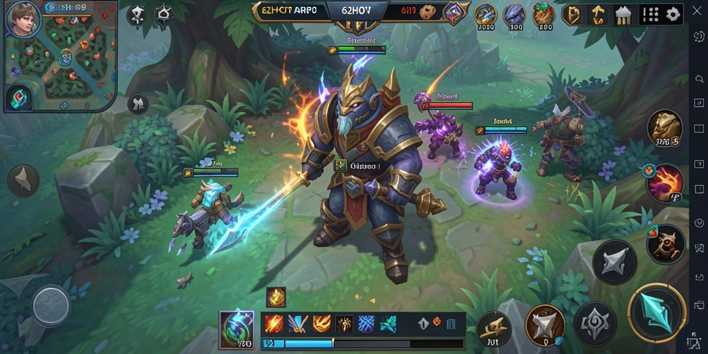 Tampilan gameplay menakjubkan dari 62HOT, penuh aksi ARPG.