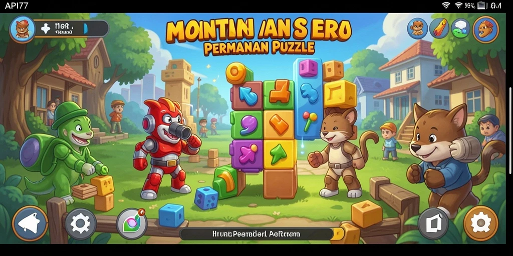 Tangkapan layar gameplay API77 menunjukkan keseruan dan tantangan permainan Puzzle.
