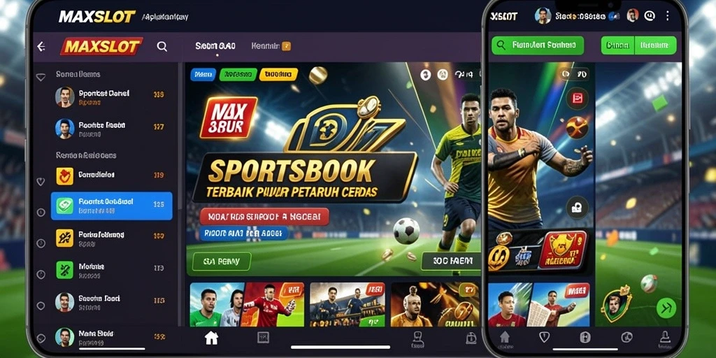 Tampilan antarmuka pengguna aplikasi MAXSLOT yang menarik saat melakukan taruhan.