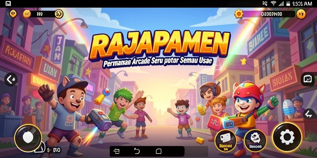 Tangkapan layar gameplay RAJAPAMEN yang menarik dan penuh aksi.