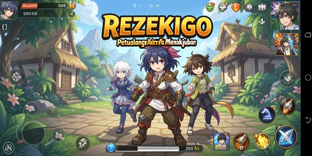 Gameplay seru dengan karakter dan visual Anime yang menawan.