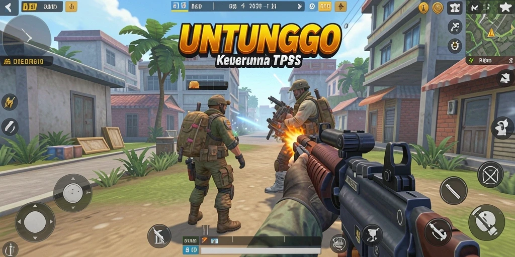 Screenshot gameplay UNTUNGGO yang menampilkan aksi seru dan strategi.